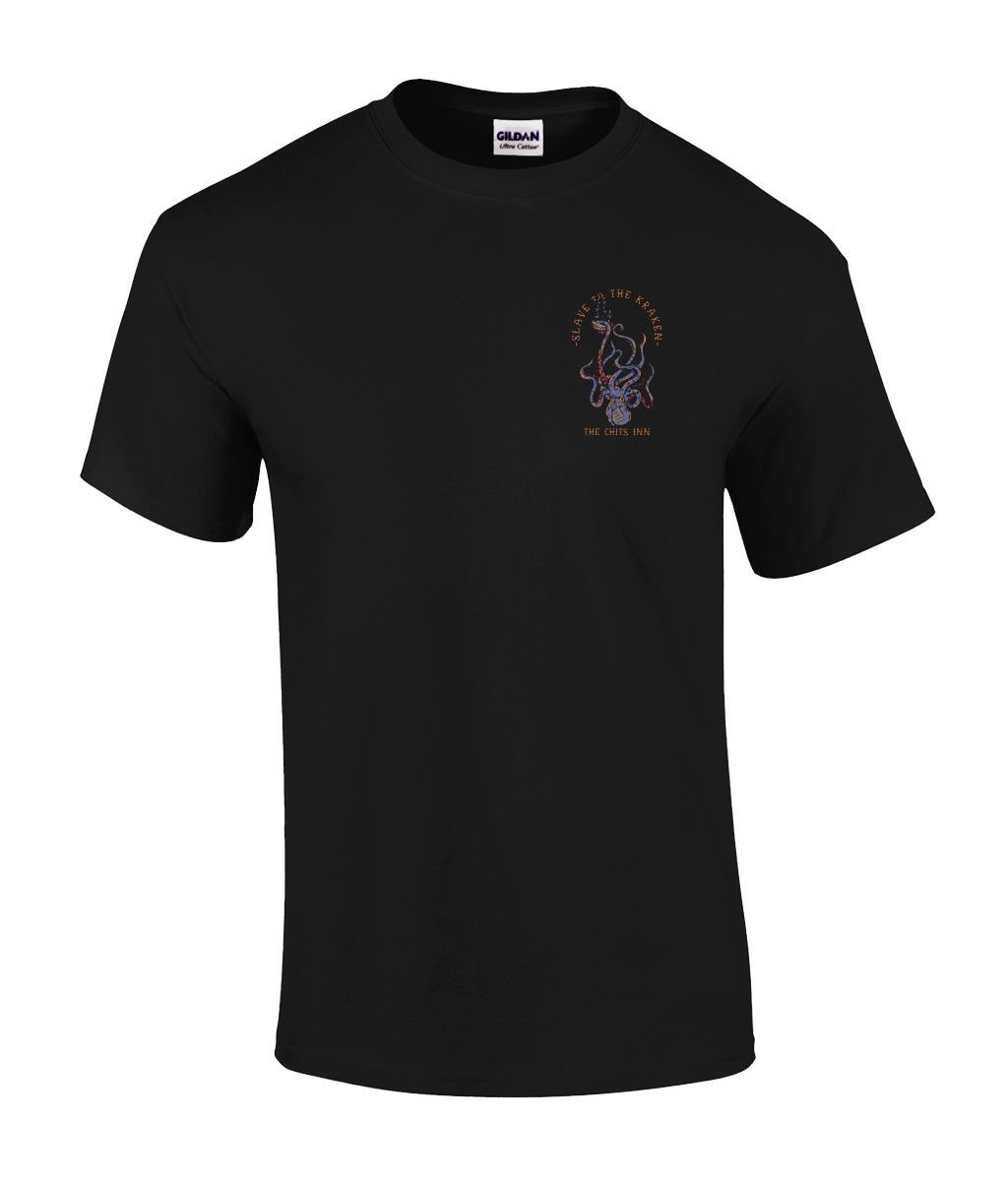 Slave to the Kraken T-Shirt – Heavyweight & Lightweight 100% Cotton Nautical Graphic Tee