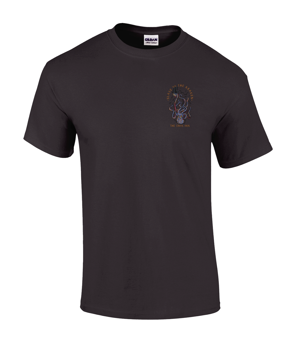 Slave to the Kraken T-Shirt – Heavyweight & Lightweight 100% Cotton Nautical Graphic Tee