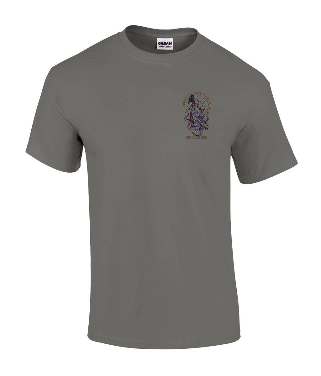 Slave to the Kraken T-Shirt – Heavyweight & Lightweight 100% Cotton Nautical Graphic Tee