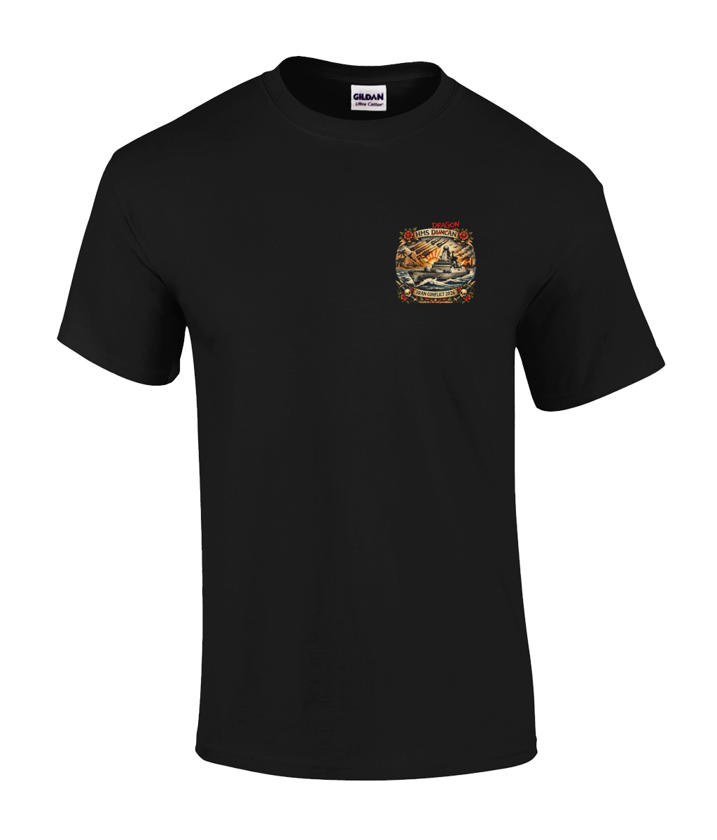 HMS Dragon Deployment T-Shirt – Sailor Jerry Style Naval Design