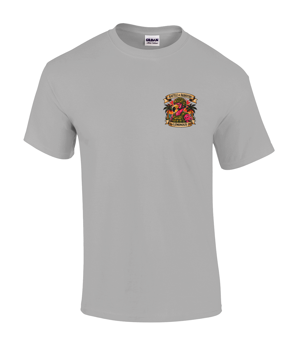 Battle of Akrotiri T-Shirt – RAF Operation LUMINOUS 26 Military Design | Customisable Cotton Tee