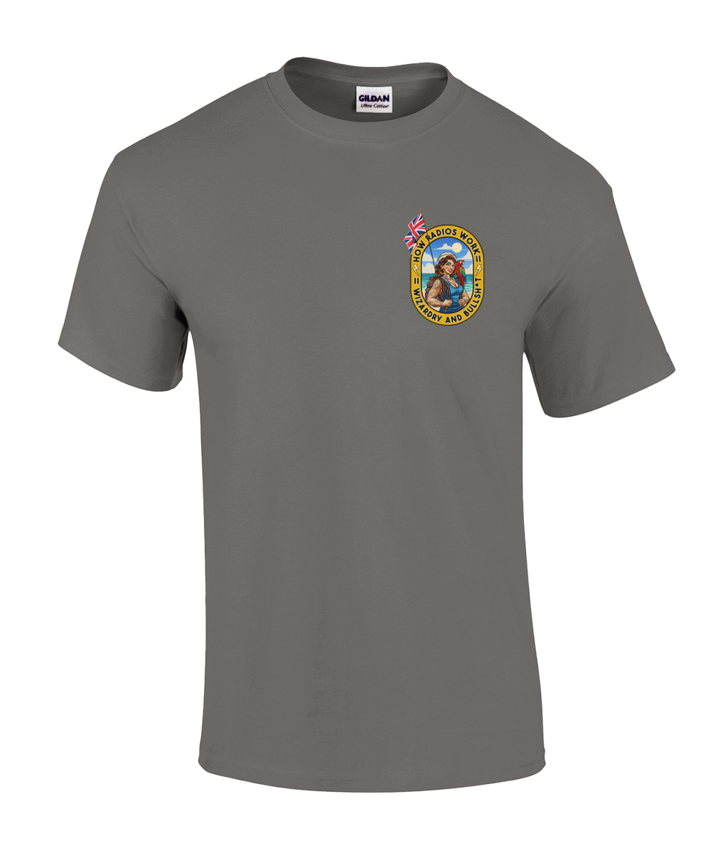 Royal Navy CIS “Radios Work” Graphic T-Shirt – Customisable | 100% Cotton