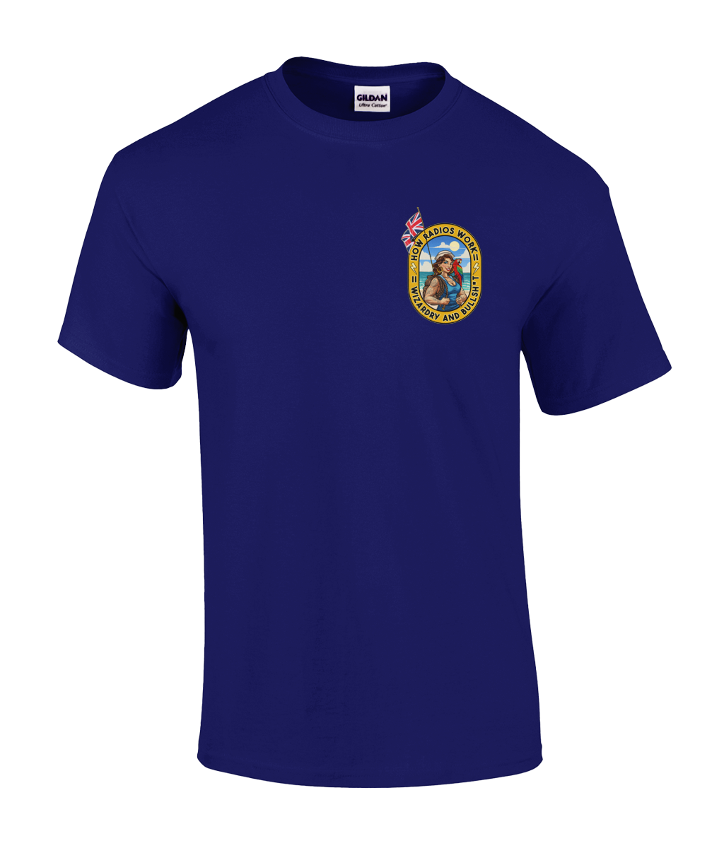 Royal Navy CIS “Radios Work” Graphic T-Shirt – Customisable | 100% Cotton