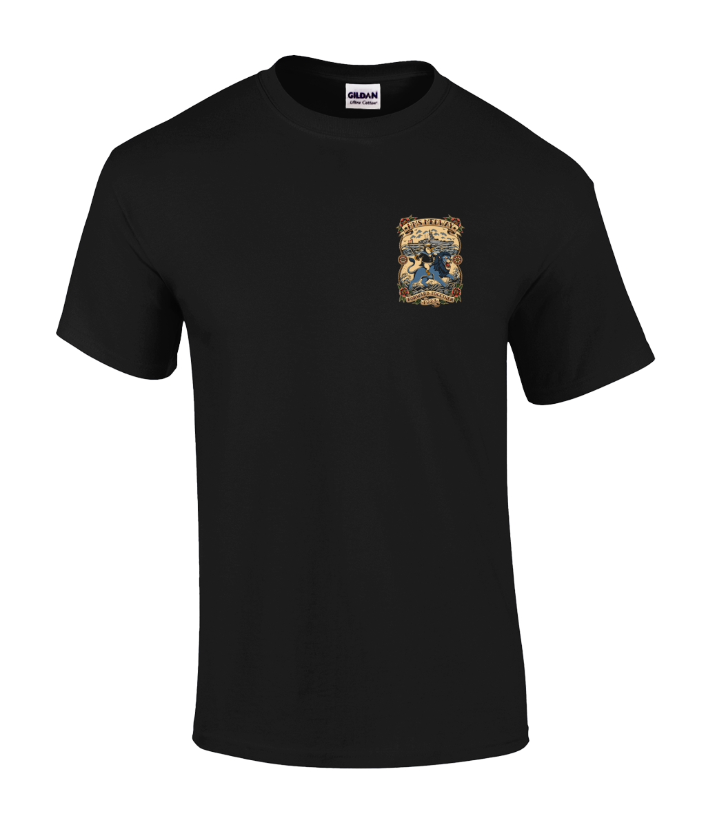 HMS Medway T-Shirt – “Forward Together” Naval Design | Premium Cotton Tee