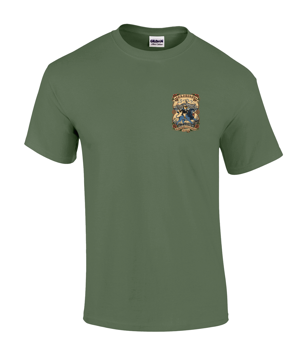 HMS Medway T-Shirt – “Forward Together” Naval Design | Premium Cotton Tee