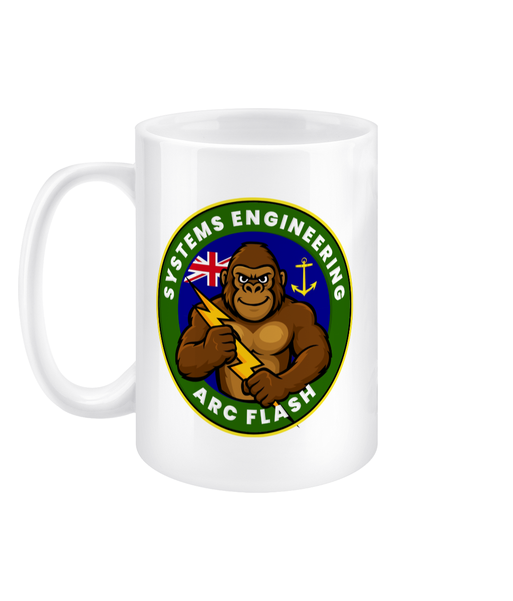 Royal Fleet Auxiliary Systems Engineering “Arc Flash” Mug