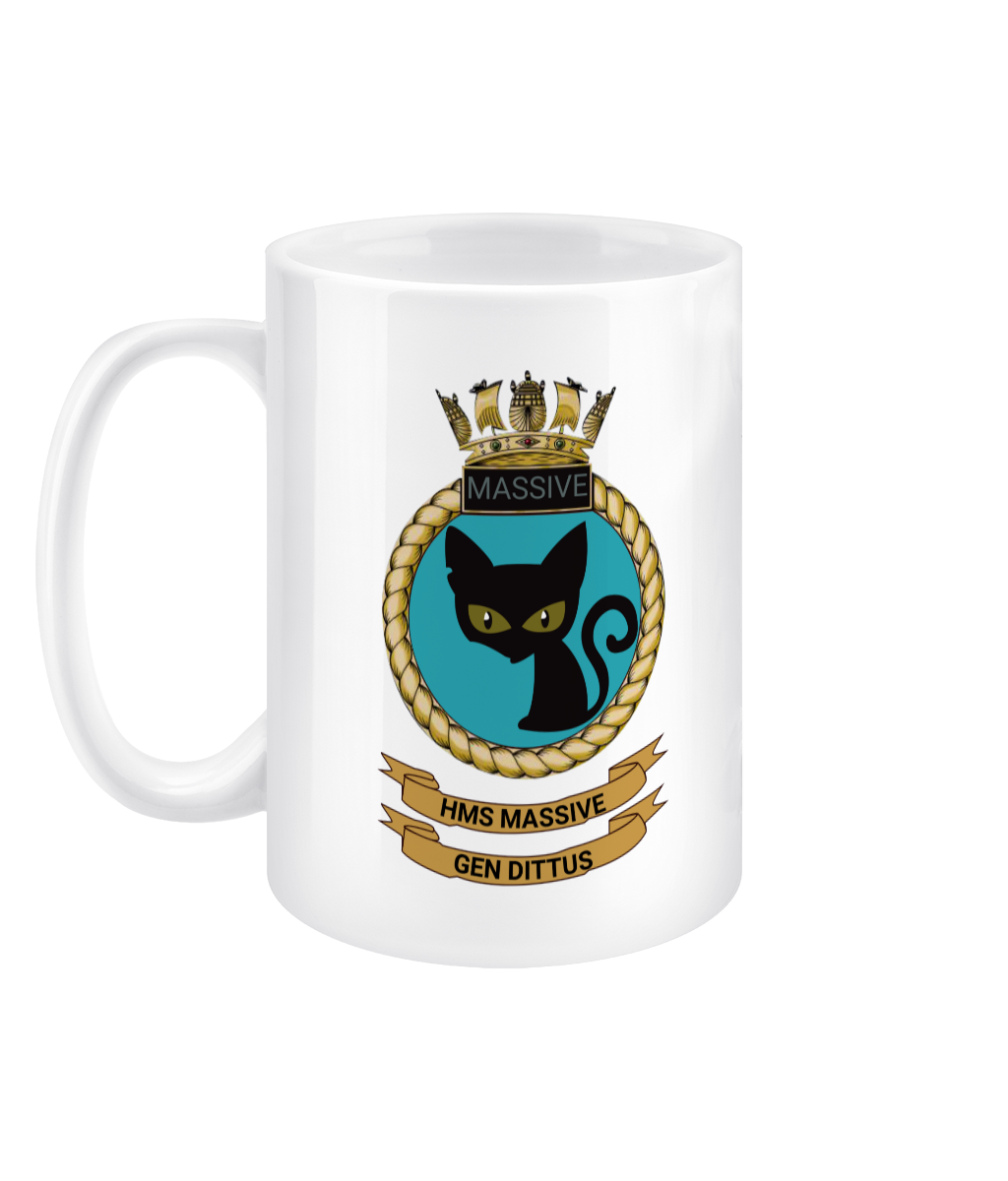 HMS Massive Ship's Mug – Ceramic & Enamel