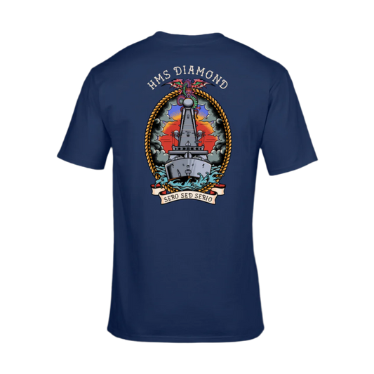 Hms Diamond Sero Sed Serio Tee