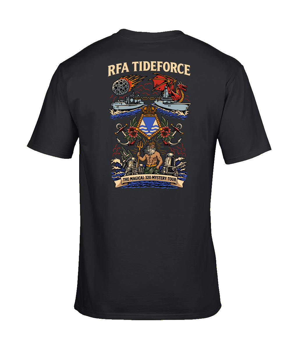 RFA Tideforce “Magical 320 Mystery Tour” Tee – Premium Military Graphic T-Shirt