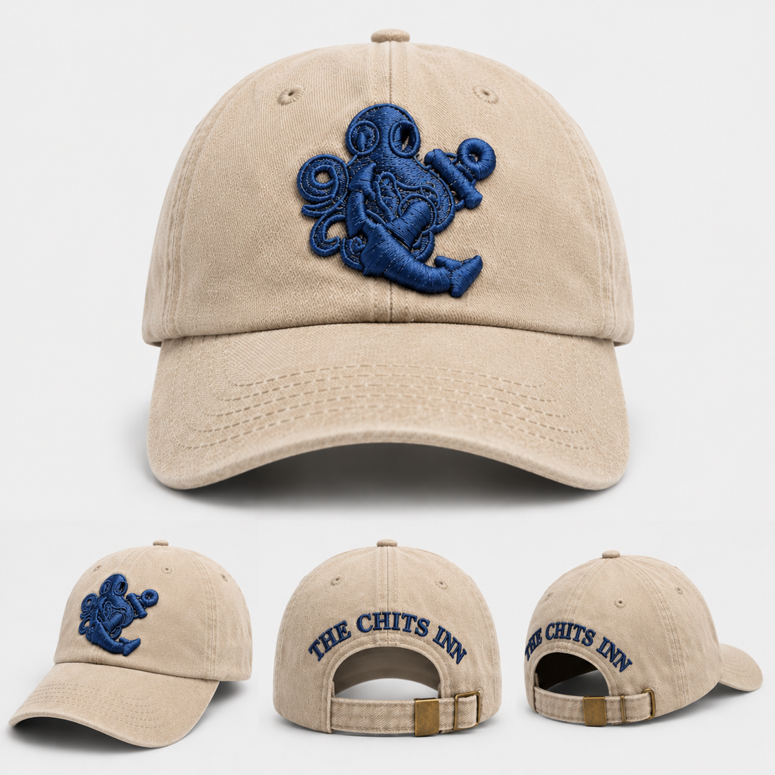 The Chits Inn 3D Puff Octopus Hat