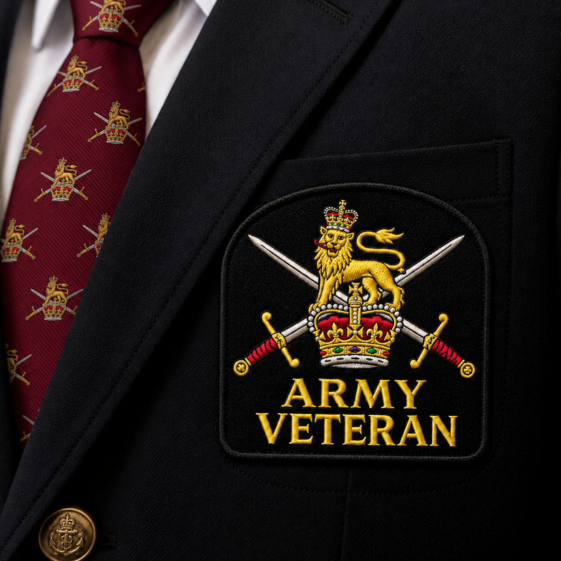 Royal Navy Veteran Patch