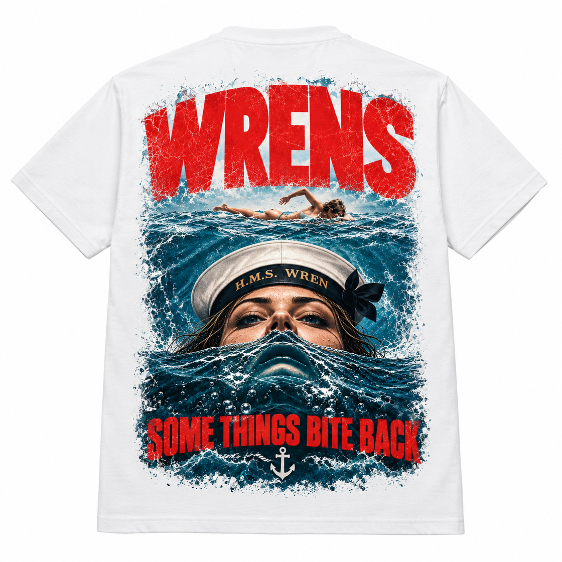 WRENS T-shirt back graphic – Some Things Bite Back