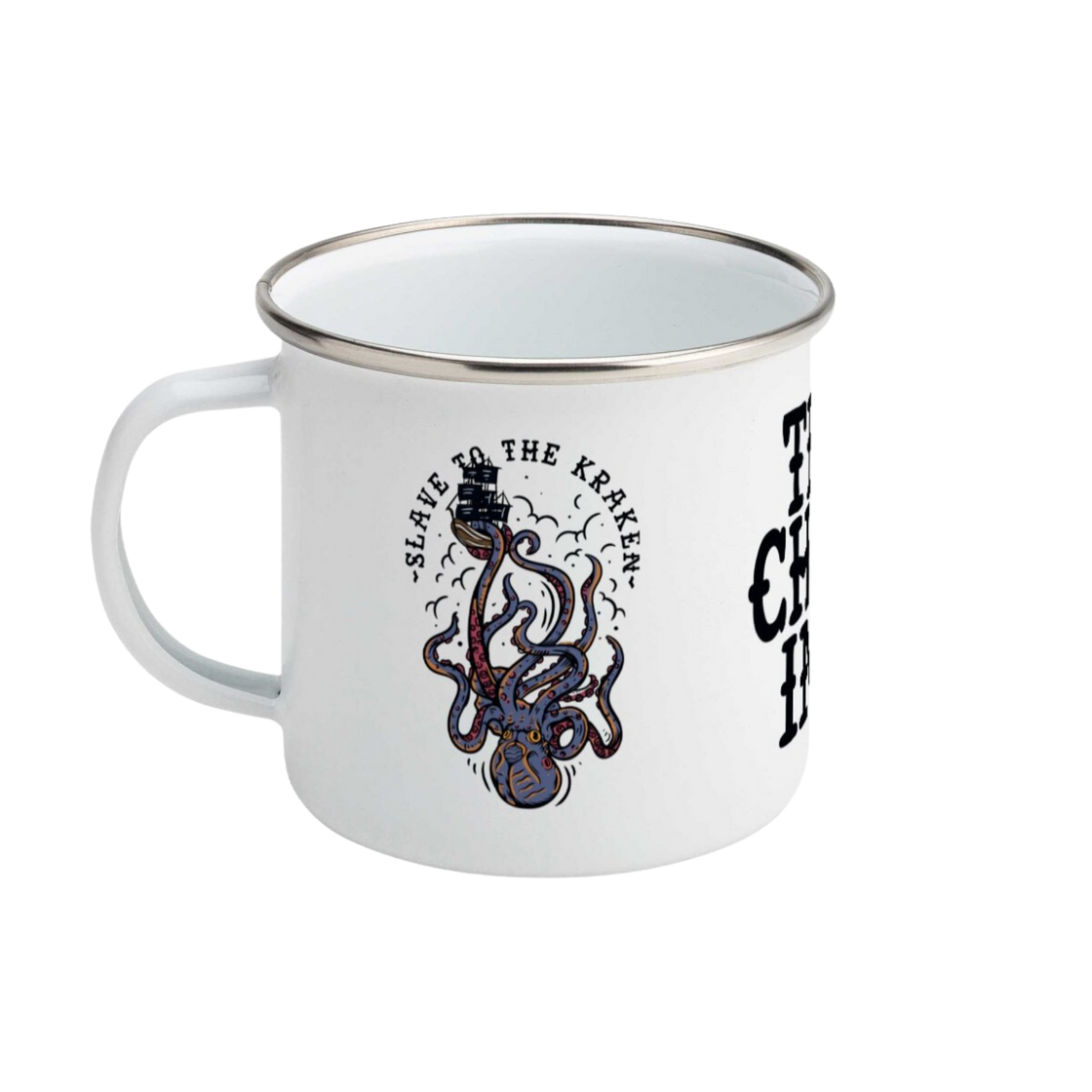 Kraken Enamel Mug