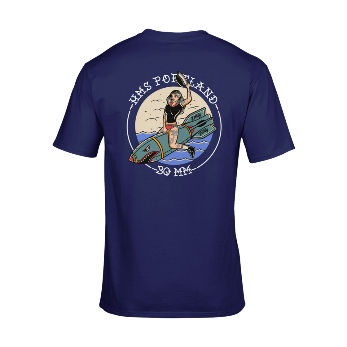Dirty Thirty HMS Portland Bespoke Tee