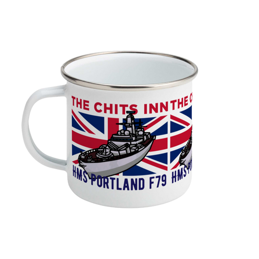 HMS Portland (F79) Enamel Mug