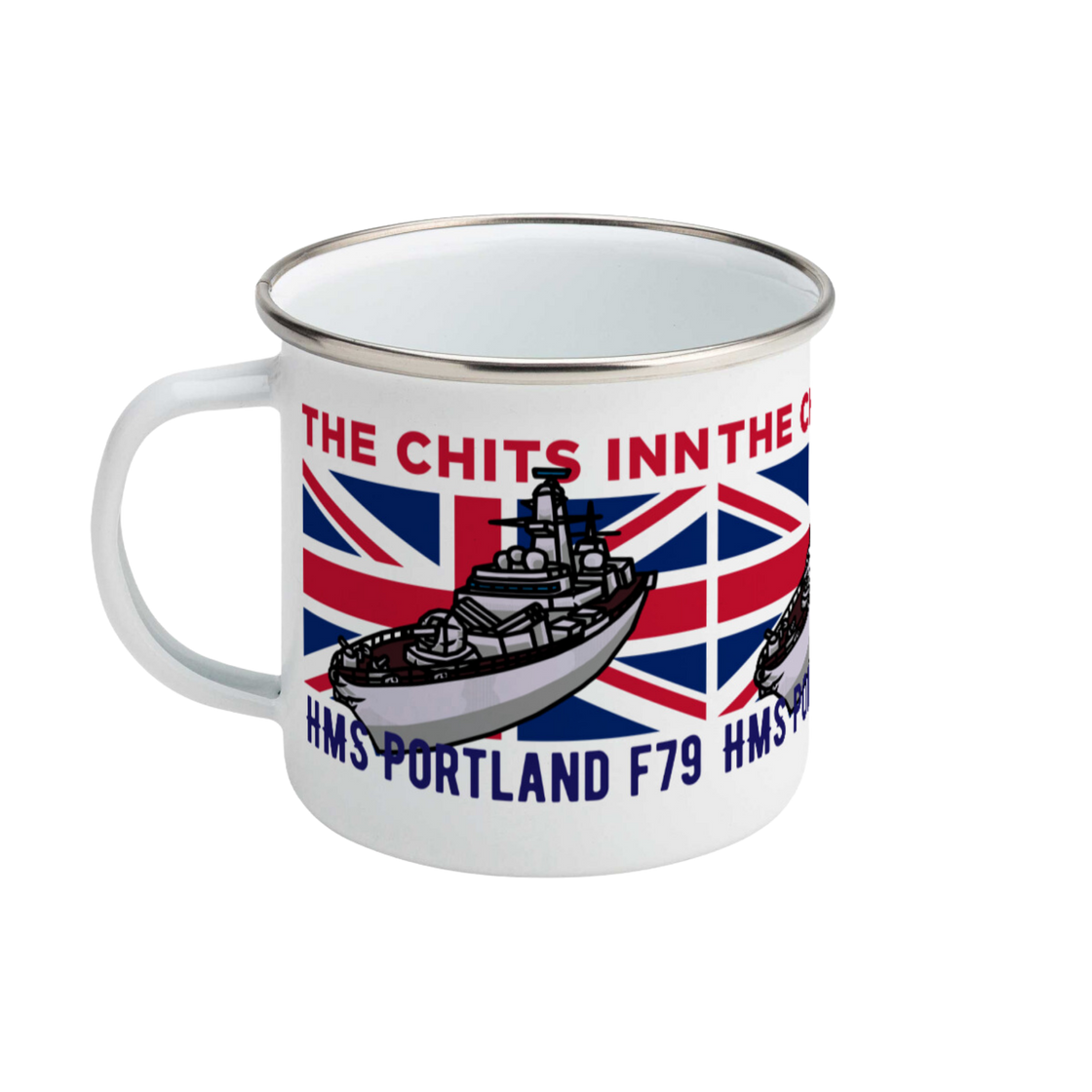 HMS Portland (F79) Enamel Mug