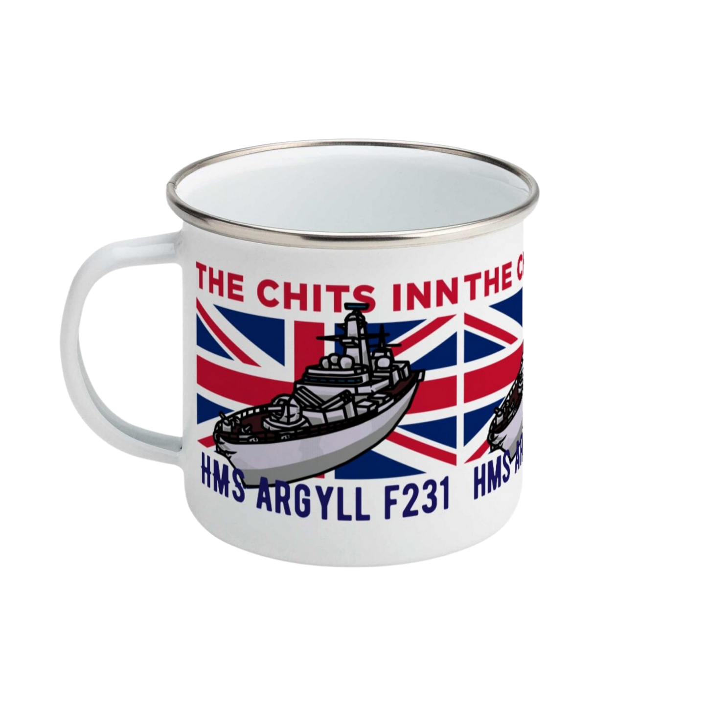 HMS Argyll F231 Enamel Mug