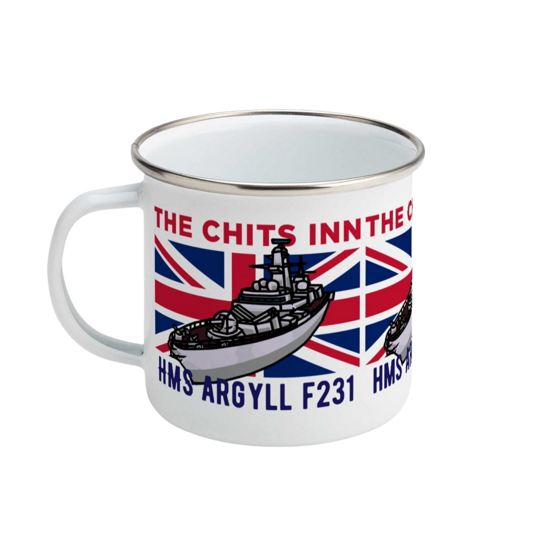 HMS Argyll F231 Enamel Mug